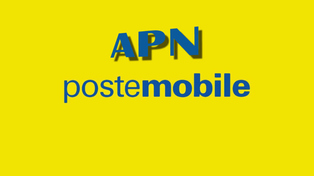 Configurazione APN Postemobile
