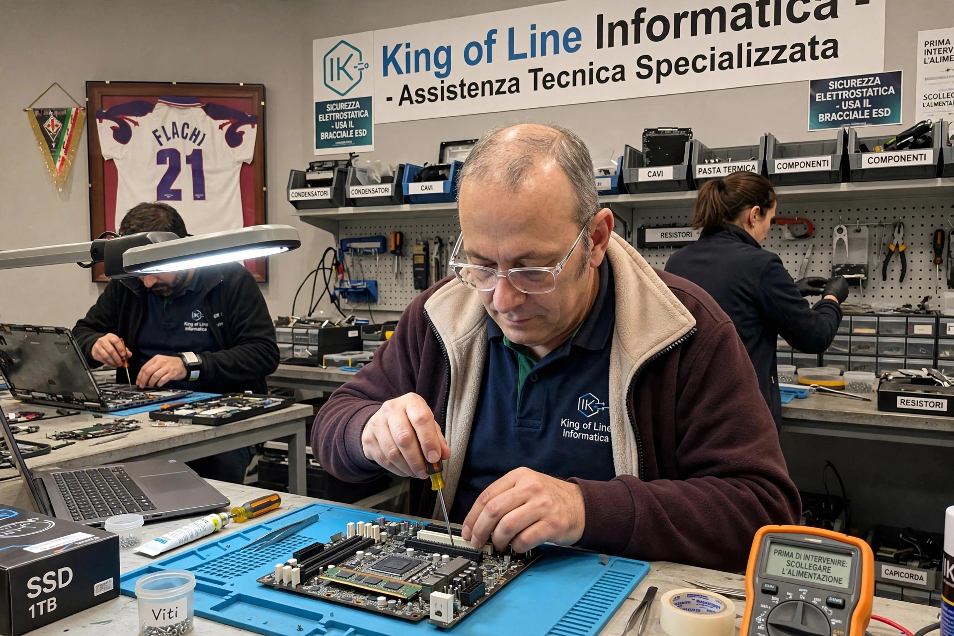 Laboratorio tecnico KING OF LINE