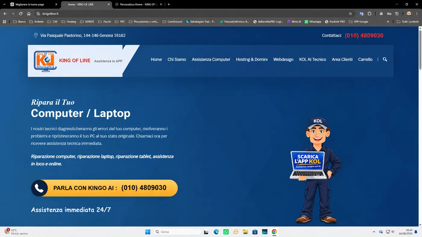 KING OF LINE assistenza informatica